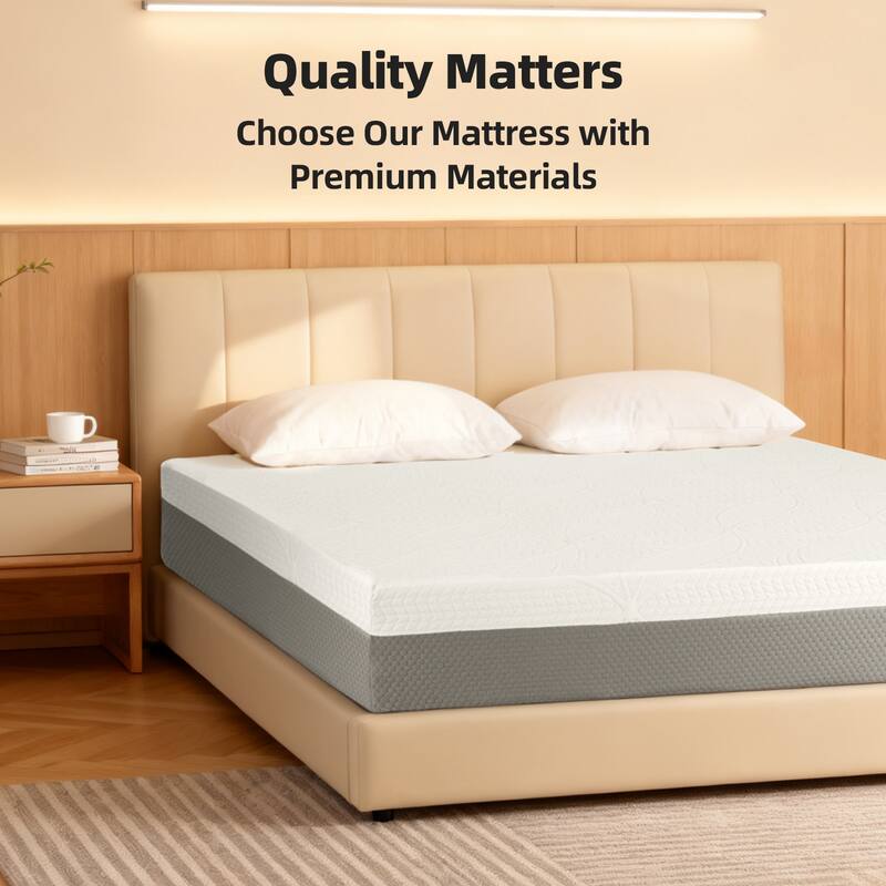 10-Inch Premium Full Mattress 4-Layer Foam Sofa Mattress, Ultra-Breathable, Eco-Friendly, Antimicrobial