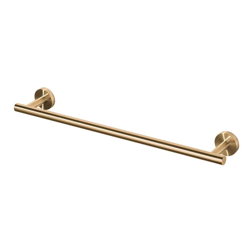 WOWOW Mutiple length Wall Mounted Stainless Steel Towel Bar - 20 in. - Brushed Gold