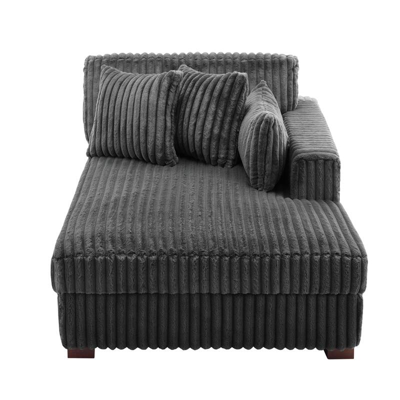 DREAMSIDEA Oversized Right Facing Chaise Lounge Lofa