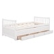preview thumbnail 13 of 16, Elegant Twin Daybed with Trundle and Storage Drawers - Versatile & Space-Saving