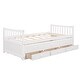 preview thumbnail 18 of 26, Elegant design,Daybed with Trundle and Drawers, Twin Size,Solid Construction