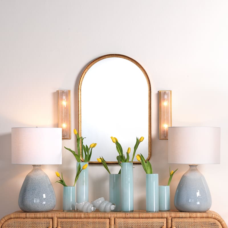 Alden Décor Kate Arched Iron Mirror