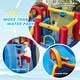 preview thumbnail 6 of 8, Gymax Inflatable Water Slide Giant Kids Water Park w/ Double Slides &