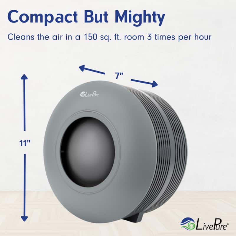 LivePure Capri Series True HEPA Tabletop Air Purifier
