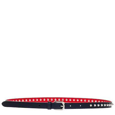 Christian Louboutin Cabata Paris Spike Thin Belt