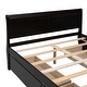 preview thumbnail 24 of 50, Full Wood Platform Bed with Drawers - Elegant Design, No Box Spring Needed