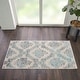 preview thumbnail 65 of 89, Nourison Tranquil French Country Floral Damask Area Rug 2' x 4' - Ivory/Multi - Runner/Rectangle