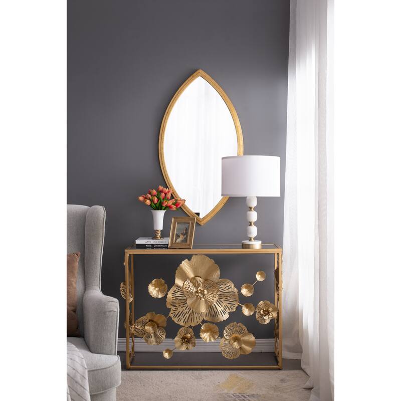 Marble Table Lamp with Fabric Drum Shade and Brass Finial Modern Vintage Style