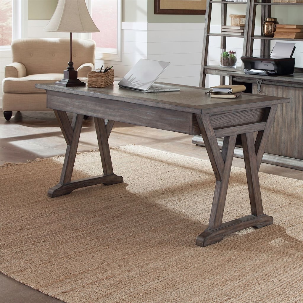 Stone Brook Rustic Saddle Laptop Desk