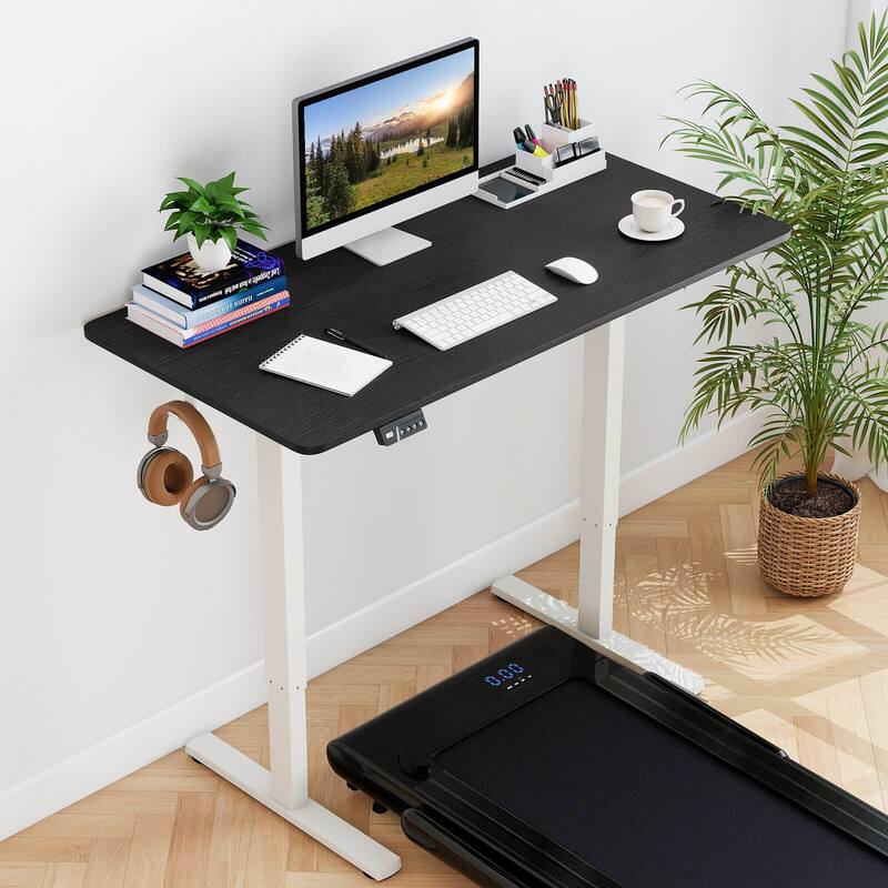 Costway 48” x 24” Electric Standing Desk with LED Display 2 Memory