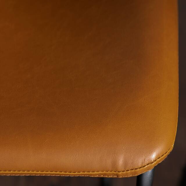 Middlebrook Prusiner 24-inch Faux Leather Counter Stool, Set of 2