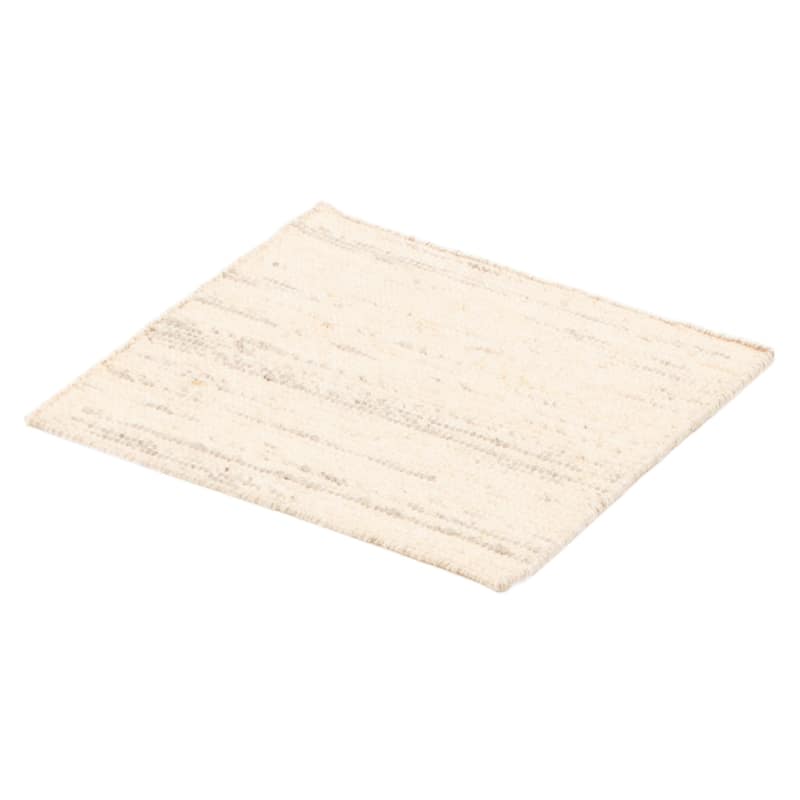 ECARPETGALLERY Braid weave Sienna Cream Wool Rug - 2'0 x 1'10