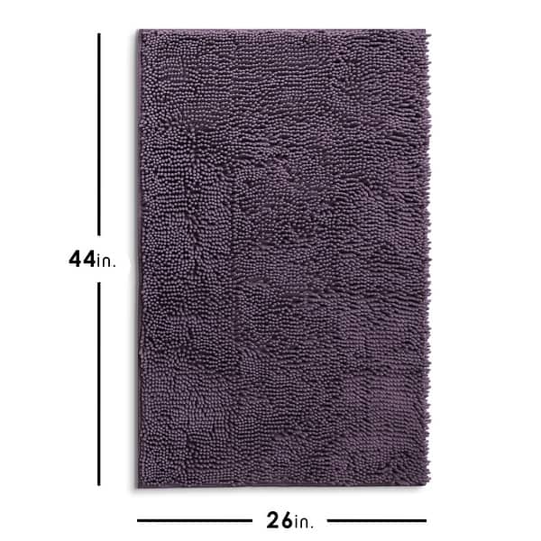 dimension image slide 8 of 34, Hearth & Harbor Non-Slip Super Plush Chenille Bathroom Rugs