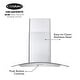 preview thumbnail 6 of 10, Cosmo 30 in. Ducted Wall Mount Range Hood in Stainless Steel with Push Button Controls, LED Lighting and Permanent Filters