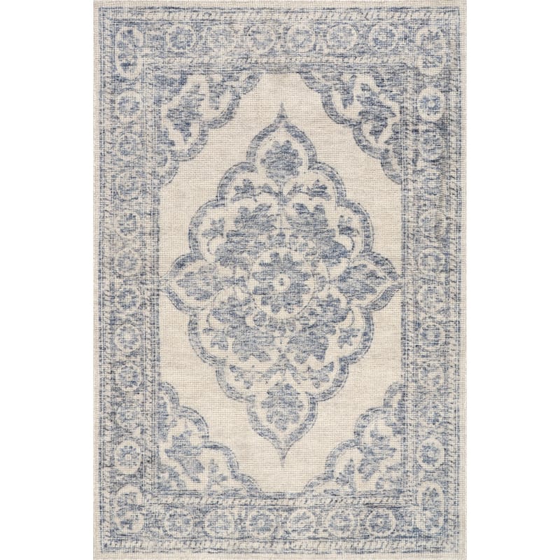 Padma Lakshmi Istanbul Hand-Tufted Ornate Border Wool-Blend Rug