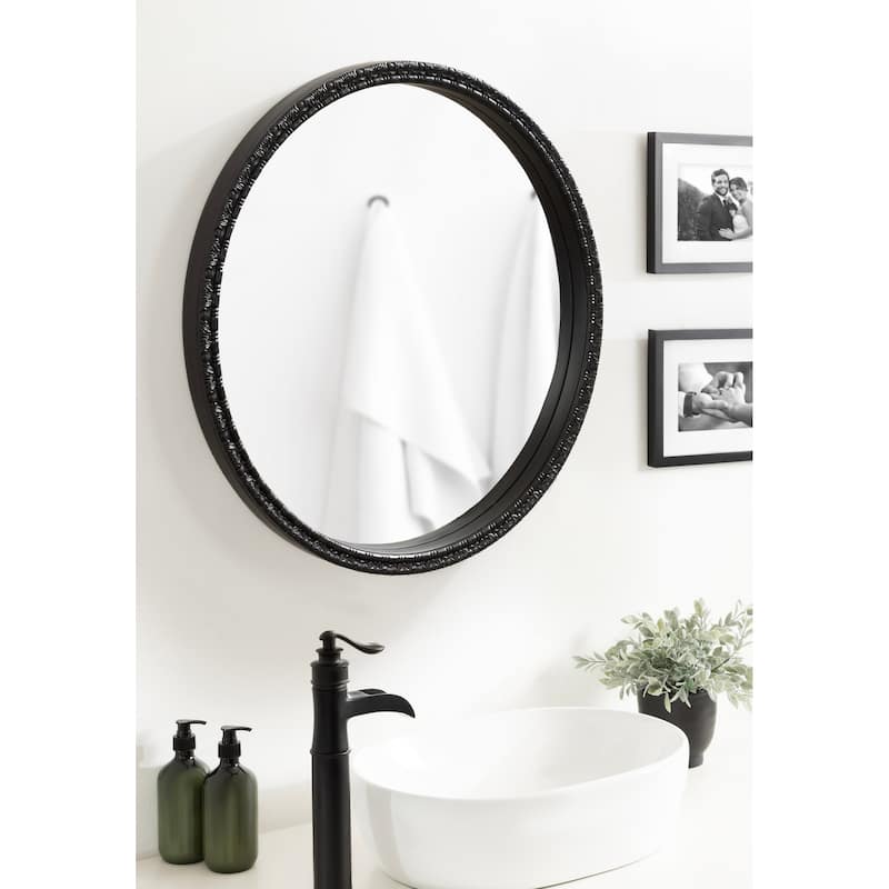 Kate and Laurel Stallworth Decorative Round Mirror