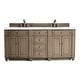 preview thumbnail 4 of 27, James Martin Vanities Bristol 72" Double Vanity, Whitewashed Walnut