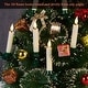 preview thumbnail 2 of 7, IMAGE 12 Pack LED Taper Candles Light Set with Clip-on Christmas Tree Design - D 0.59" x H 3.8"