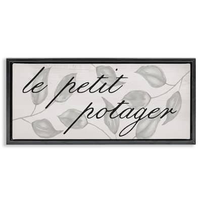 Stupell French Vegetable Garden Framed Floater Canvas Wall Art Design By Lil' Rue