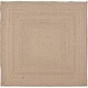 preview thumbnail 6 of 6, SAFAVIEH Handmade Braided Epsie Country Cotton Rug 6' Square - Beige/Brown - Square