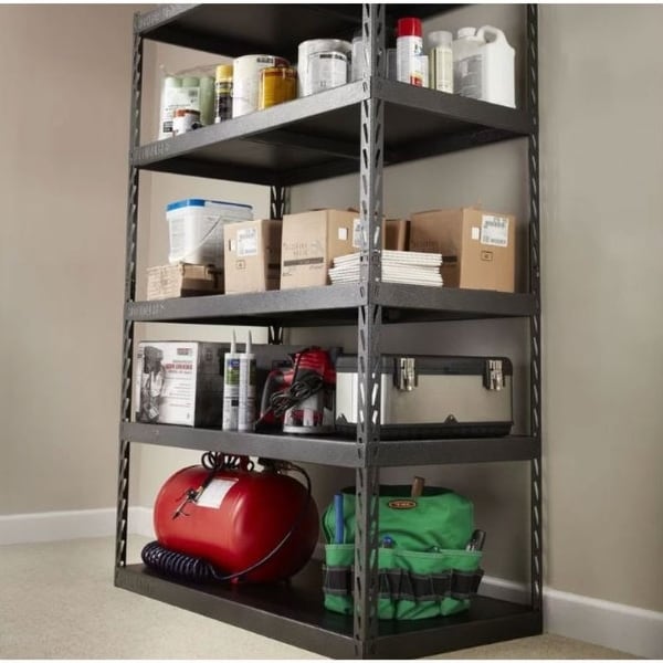 Heavy Duty 48 inch Wide 5 Shelf Metal Shelving Unit 72 H x 48