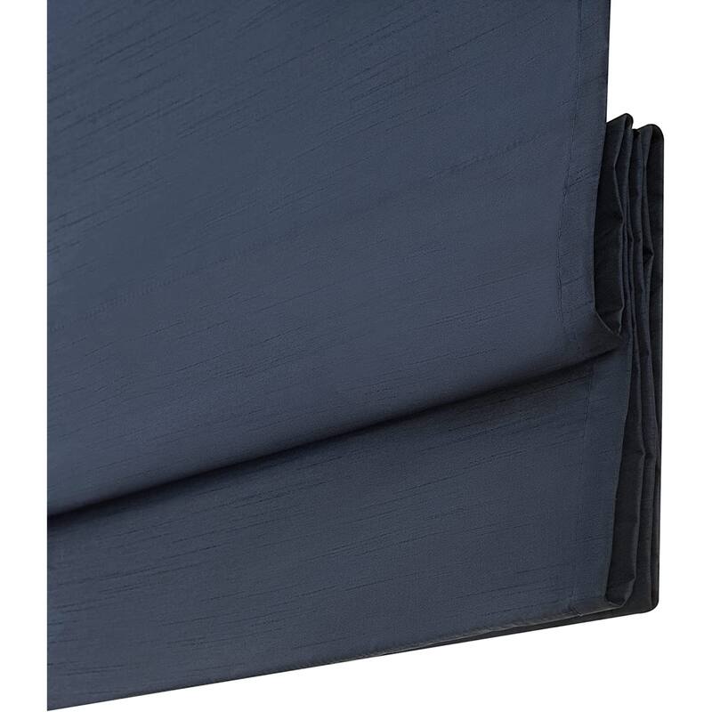 Eclipse Faux Silk 100% Total Blackout Cordless Roman Shade