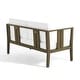 preview thumbnail 82 of 195, Outdoor Teak Solid Wood Patio Furniture Set Loveseat Armchair Table Collection