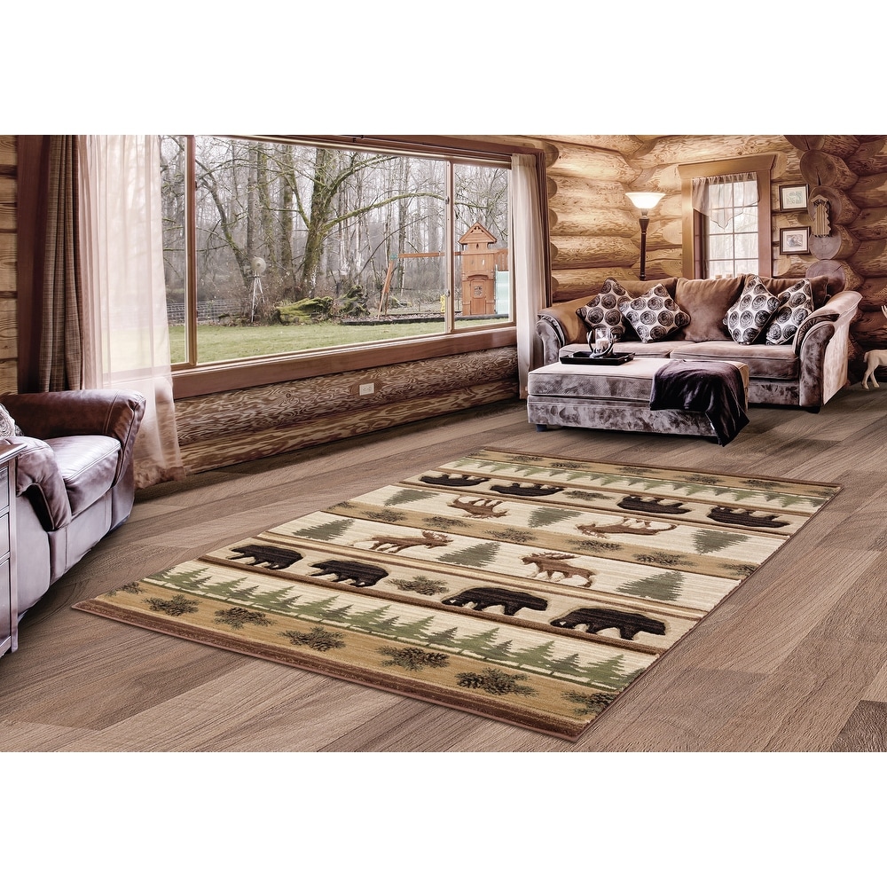 Area rug brand new cabin hotsell