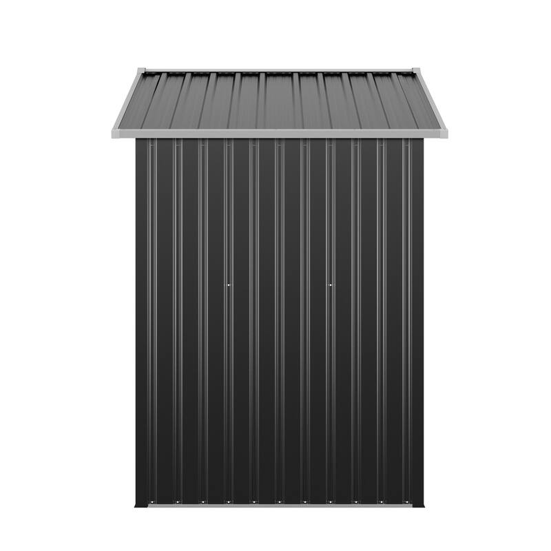 4.1 x 9.2 Ft. Outdoor Storage Shed, Garden Backyard Tool Shed with Lockable Doors, Vents, All-Weather Metal House