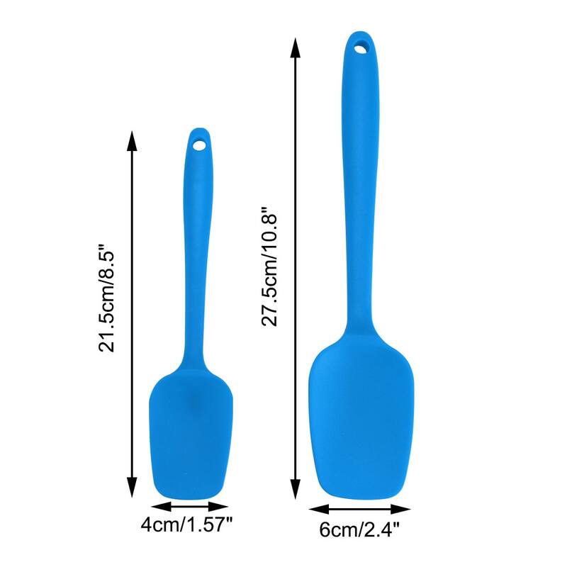 4 Pcs Silicone Non Sticky Spatula Heat Resistant Non-scratch Turners