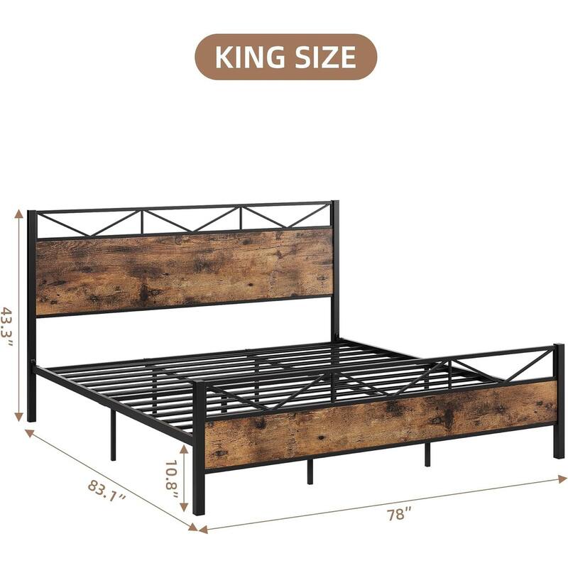 Bed Frame with Headboard