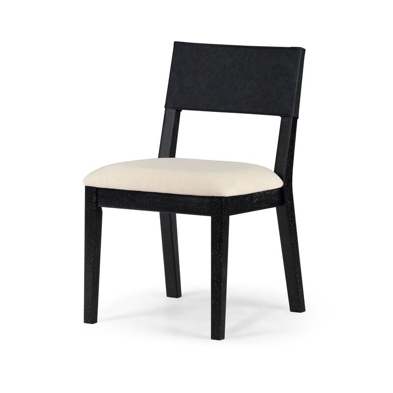 Maven Lane Radi Dining Chair, Set of 2 - Aged Black