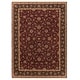 preview thumbnail 3 of 15, SAFAVIEH Couture Hand-knotted Tabriz Floral Simin Traditional Oriental Wool Rug with Fringe 10' x 14' - Burgundy/Brown - Rectangle