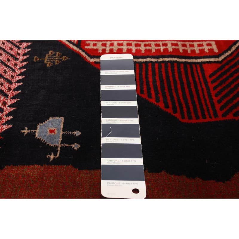 Teimani Navy Rug 3'1" x 4'6" - 3'1 x 4'6