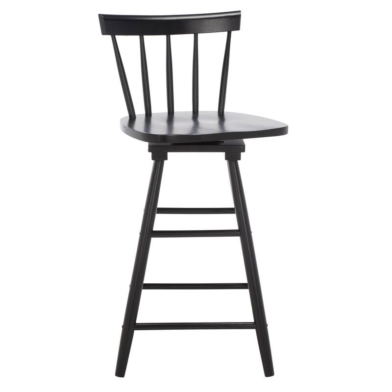 SAFAVIEH Haralda Swivel 25-inch Counter Stool - 17 In. W x 17 In. D x 38 In. H - 17Wx17Dx38H