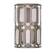 preview thumbnail 1 of 5, Minka Lavery 3581 Hexly 12" Tall Wall Sconce with Crystal Panel and
