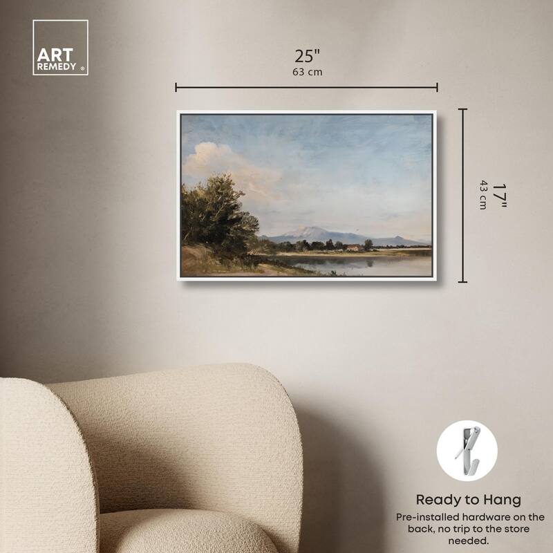 Hilltop Tower View III Canvas by Art Remedy