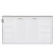 preview thumbnail 41 of 58, GDFStudio - Modern Wooden Murphy Bed Cabinet with LED Light and Desk