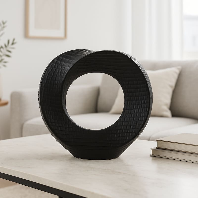 Modern Stone and Ceramic Sculptural with Textured Design