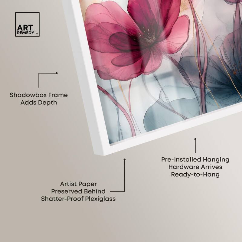 Filigree Flora II Shadowbox by Art Remedy