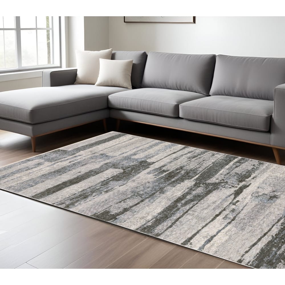 HomeRootsAbstract Modern Rectangle Area Rug