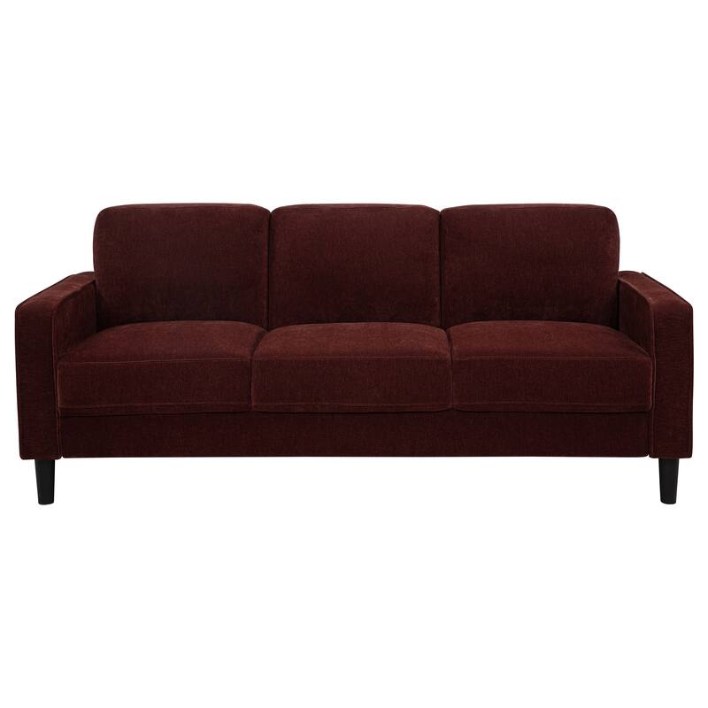 Ruth 77-inch Fabric Upholstered Track Arm Sofa