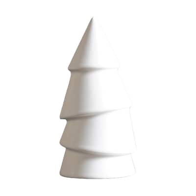 Christmas Tree Tabletop Figure - 5.5" - White
