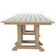 preview thumbnail 31 of 49, Laguna Hdpe All Weather Outdoor Patio 71" Rectangular Dining Table