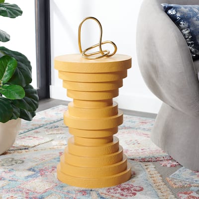 SAFAVIEH Ali Accent Table - 12" W x 12" D x 19" H