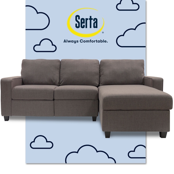 Serta sectional sales sleeper sofa