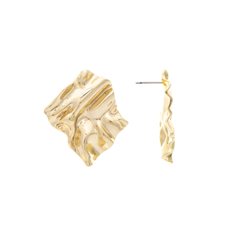 Wavy Statement Earring - 1.25"