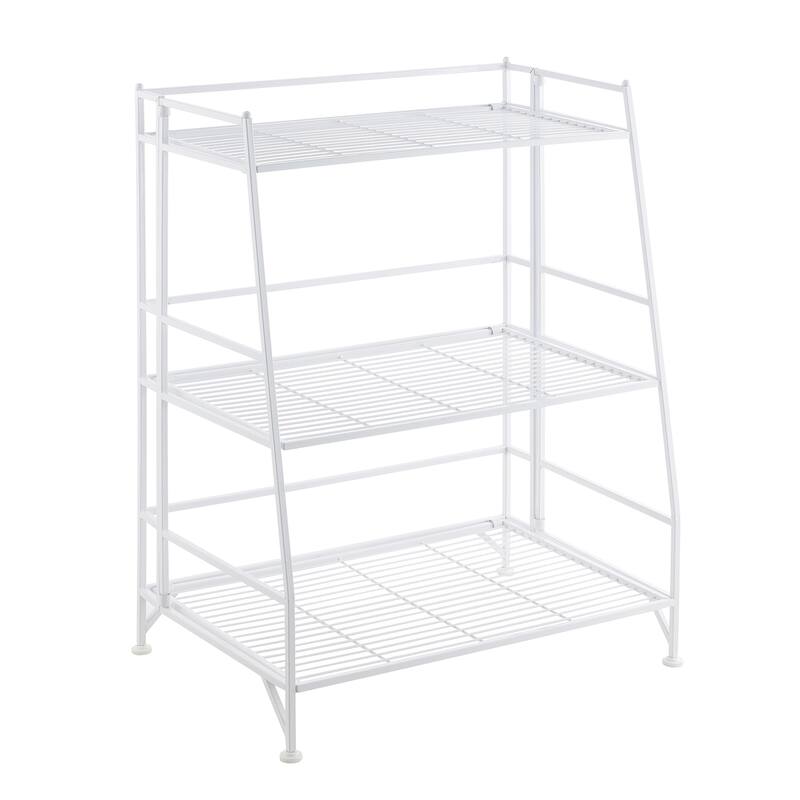 Convenience Concepts Xtra Storage 3 Tier Ladder Folding Metal Shelf