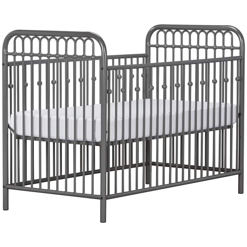 Little Seeds Monarch Hill Ivy Metal Crib - N/A