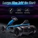 preview thumbnail 10 of 28, 24V Kids Go Kart for Teens, Featuring Dual 300W Motors, 9Ah Large Battery, High-Speed Drifting up to 8MPH with Music and Horn
